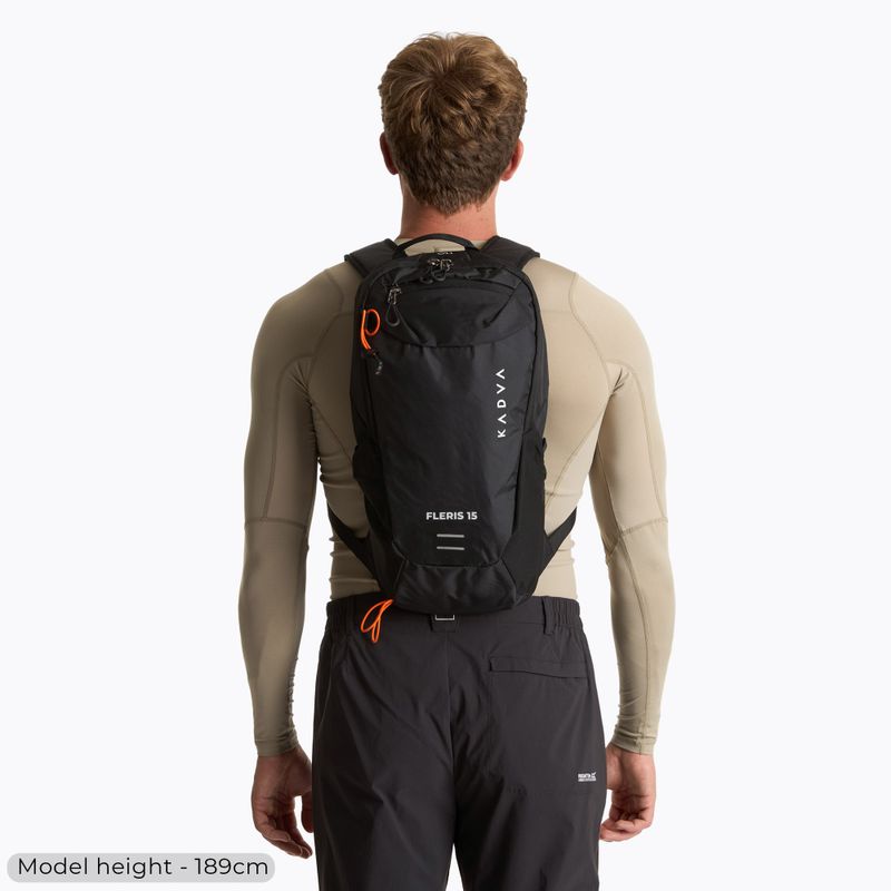 Turistický batoh KADVA Fleris 15 l black 4