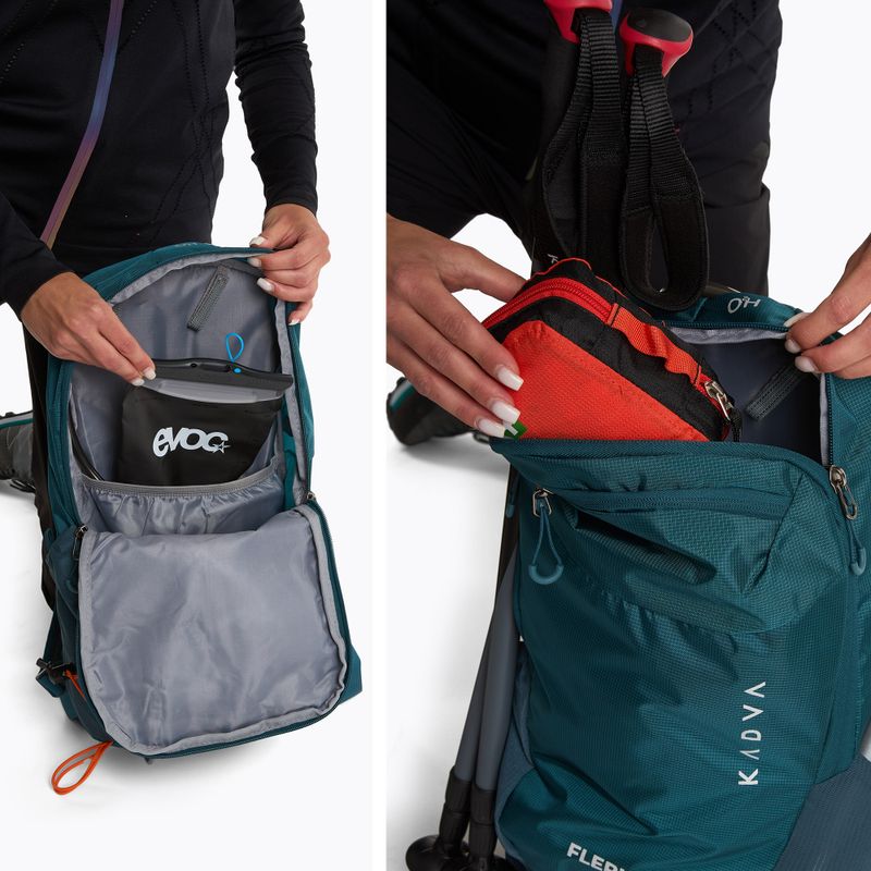 Turistický batoh KADVA Fleris 15 l dark blue 11