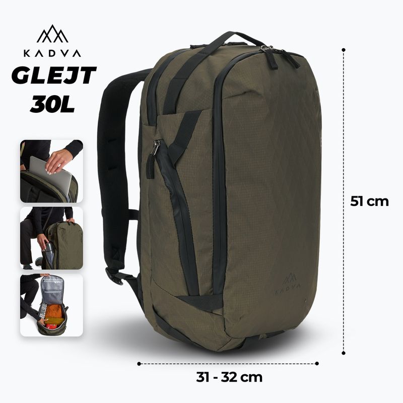 Turistický batoh KADVA Glejt 30 l green 2