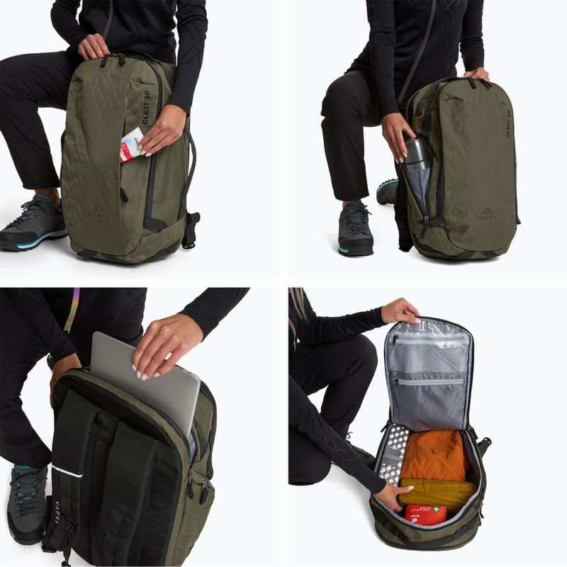 Turistický batoh KADVA Glejt 30 l green 12