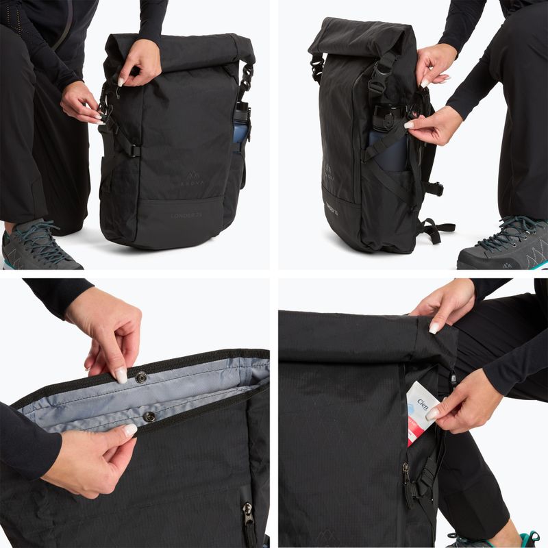 Turistický batoh KADVA Londer 25 l black 11