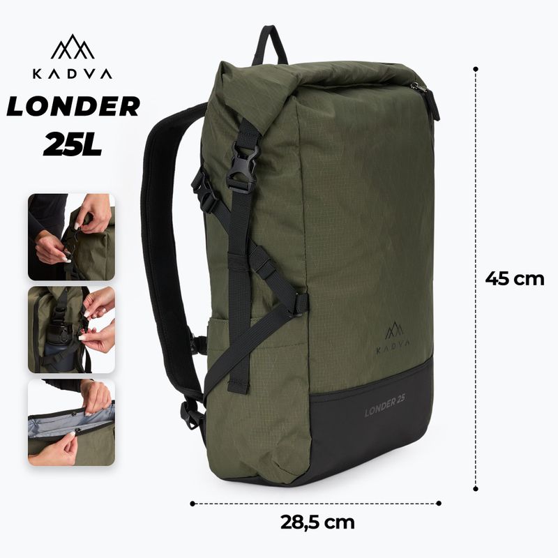 Turistický batoh KADVA Londer 25 l green 2