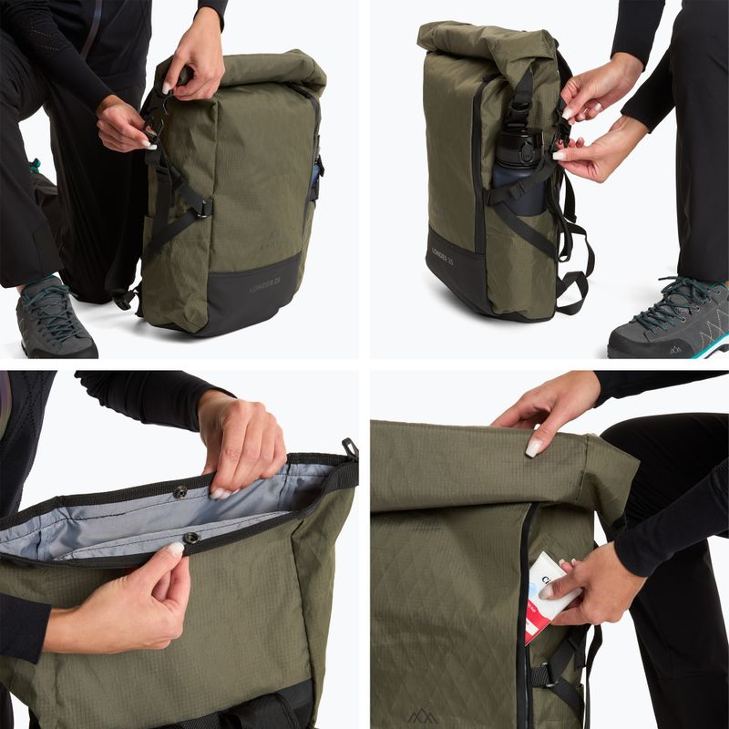 Turistický batoh KADVA Londer 25 l green 11