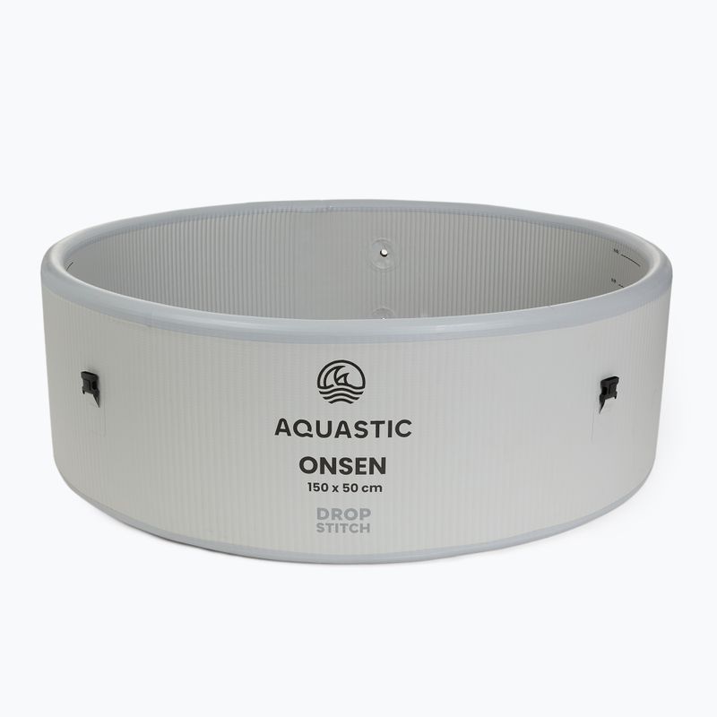 Bazén nafukovací AQUASTIC ONSEN drop stitch 700 l 150 cm šedý 5