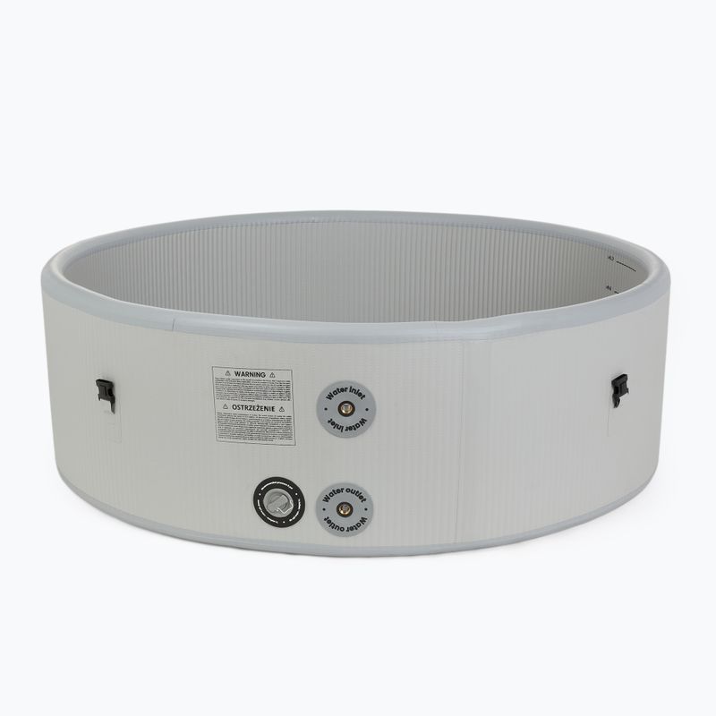 Bazén nafukovací AQUASTIC ONSEN drop stitch 700 l 150 cm šedý 6