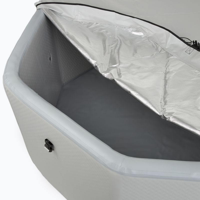 Nafukovací bazén AQUASTIC ONSEN drop stitch 1400 l 186 cm šedý 9