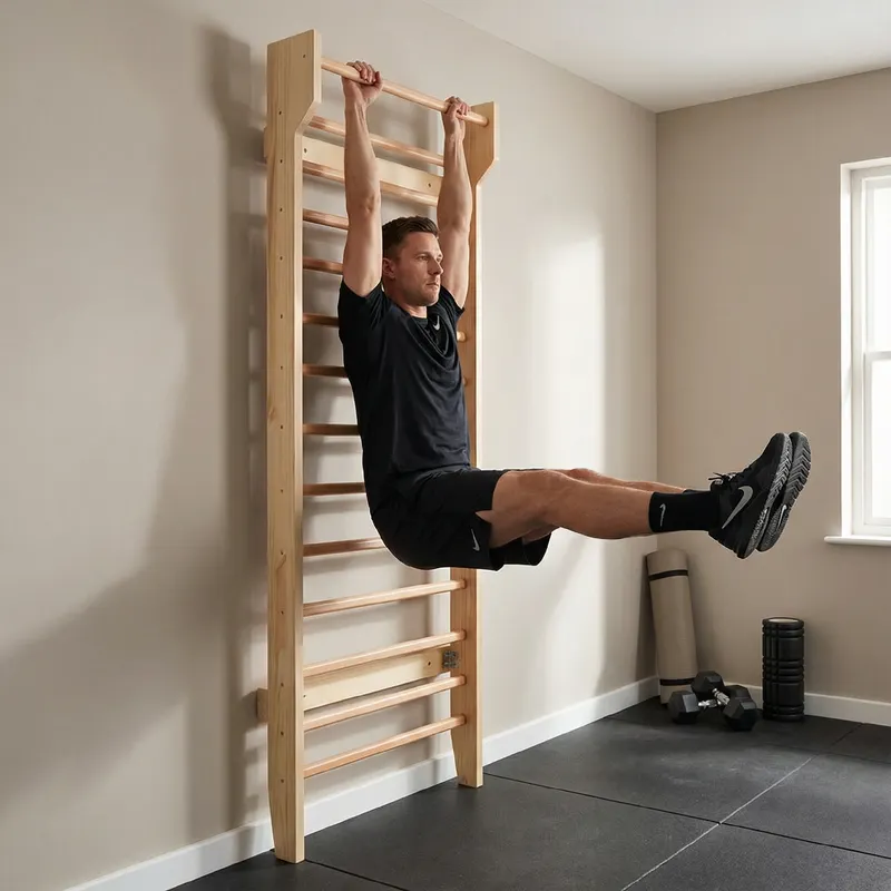 Tělocvičné žebřiny XTREXO LW100 wooden 3