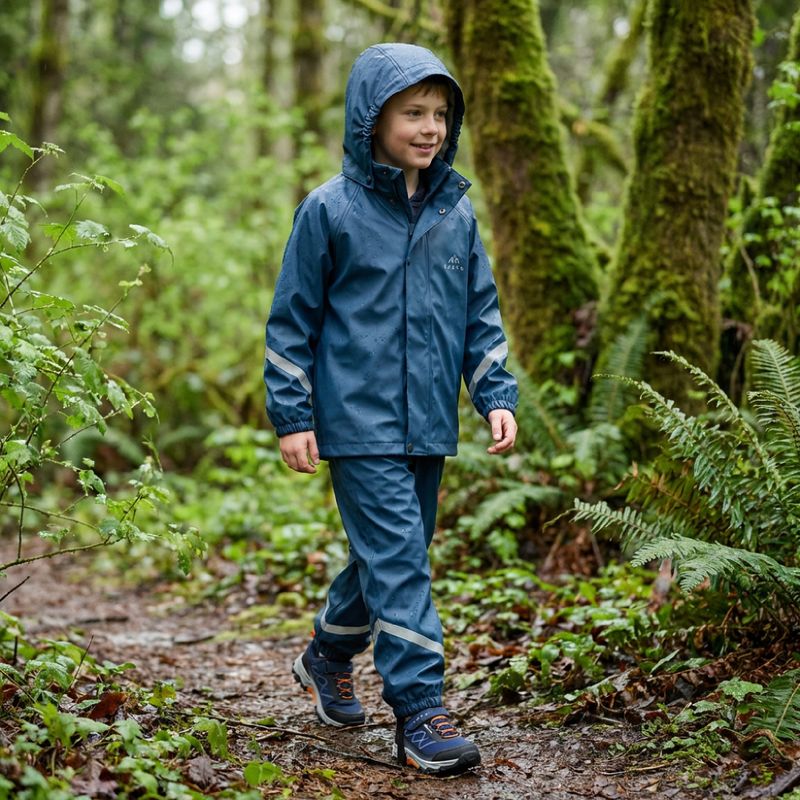 Dětský nepromokavý komplet KADVA AquaLock JR Navy 18