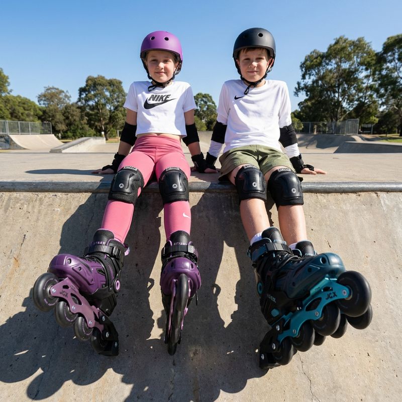 Dětské nastavitelné brusle ATTABO JGX blue 4