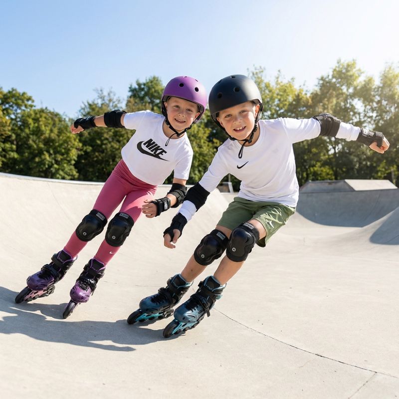 Dětské nastavitelné brusle ATTABO JGX blue 6