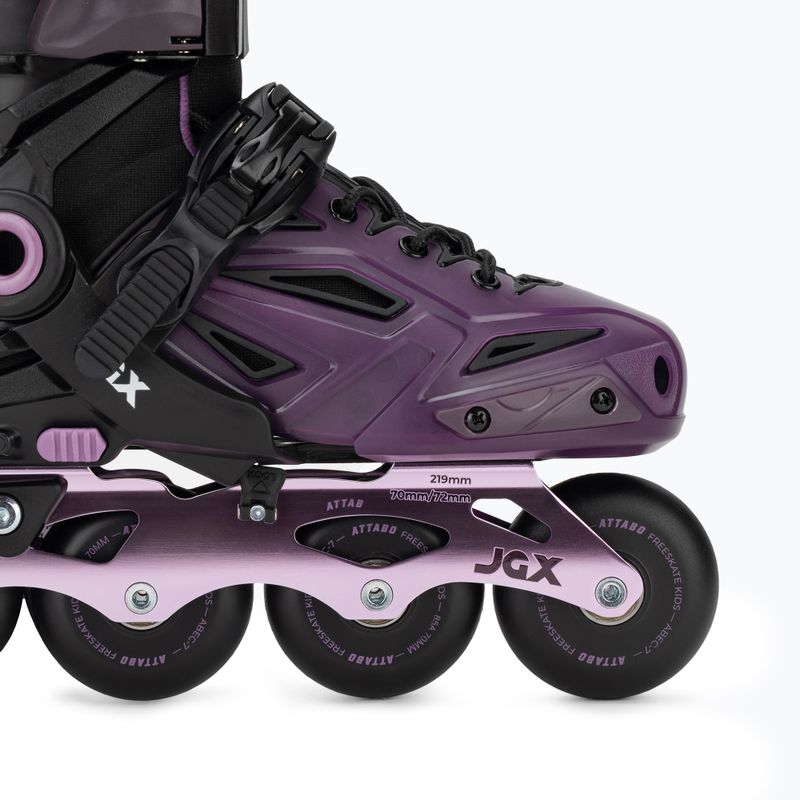 Dětské nastavitelné brusle ATTABO JGX purple 19
