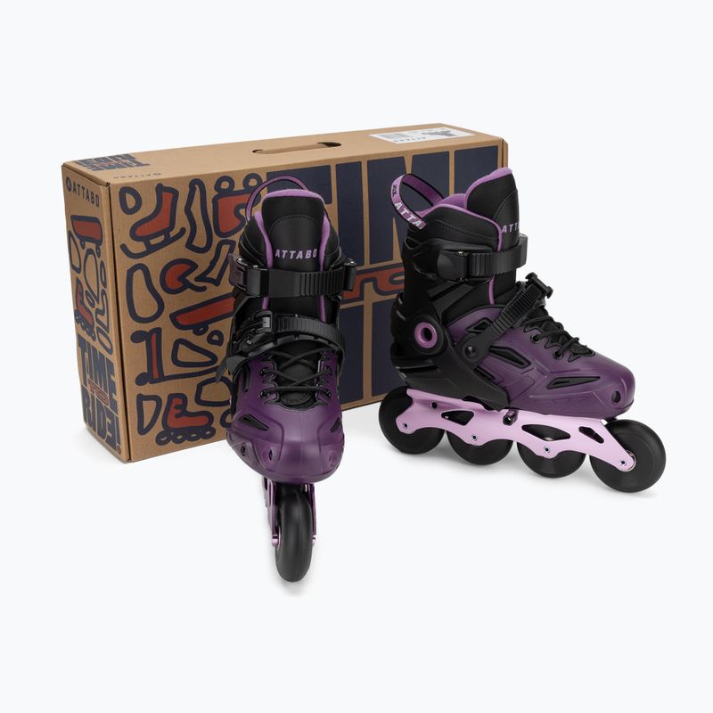 Dětské nastavitelné brusle ATTABO JGX purple 20