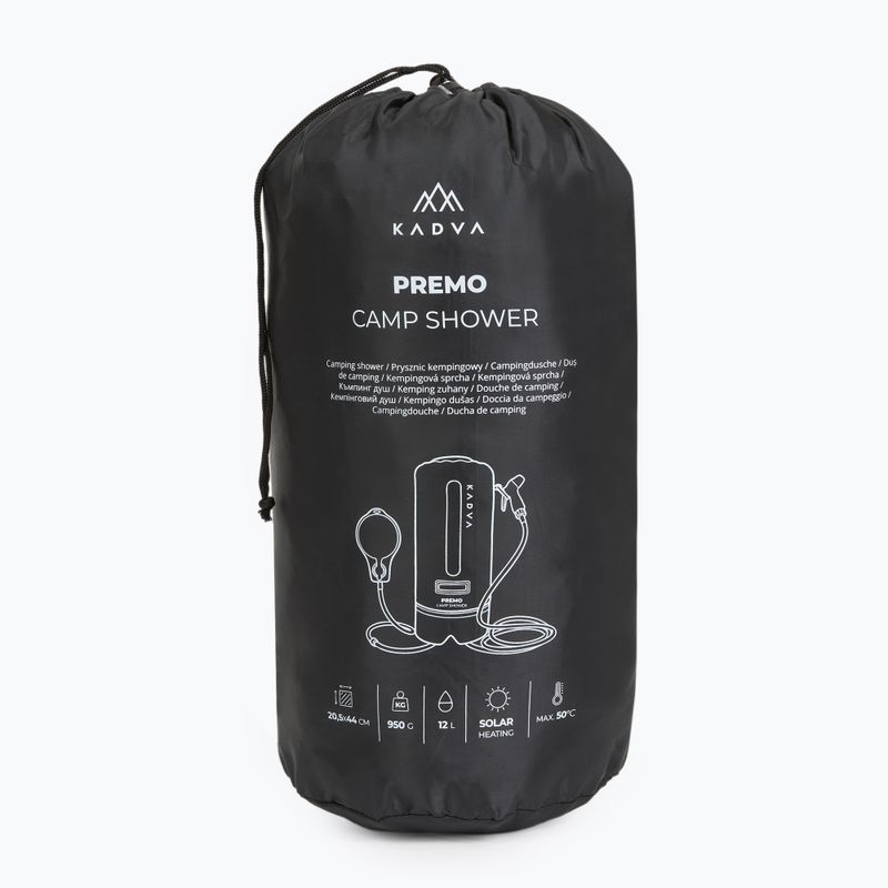 Kempingová sprcha KADVA Premo 12 l černá 9