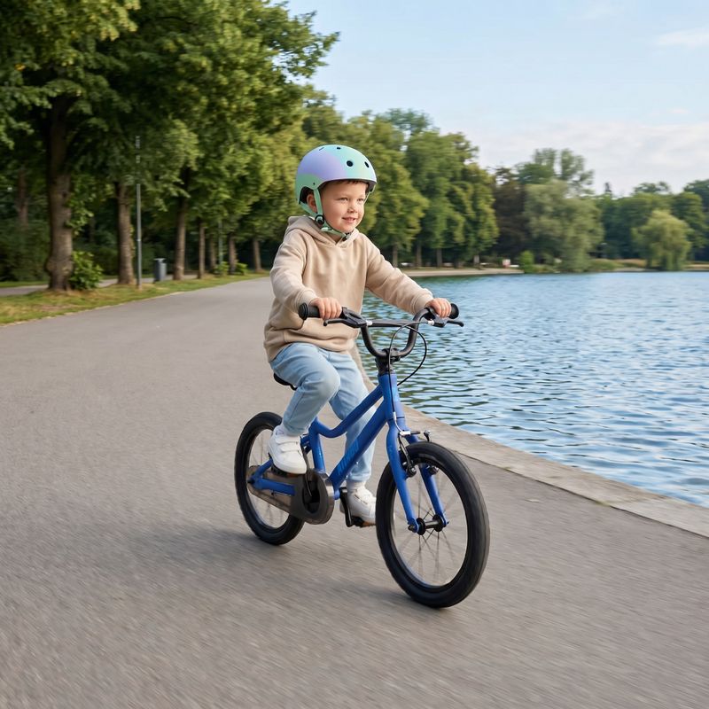 Dětské kolo ATTABO EASE 16" 6,4 kg Gen 2 modré 4
