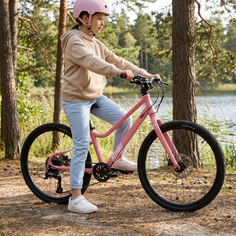 Dětské kolo ATTABO EASE 24" 9,2 kg Gen 2 pink 4