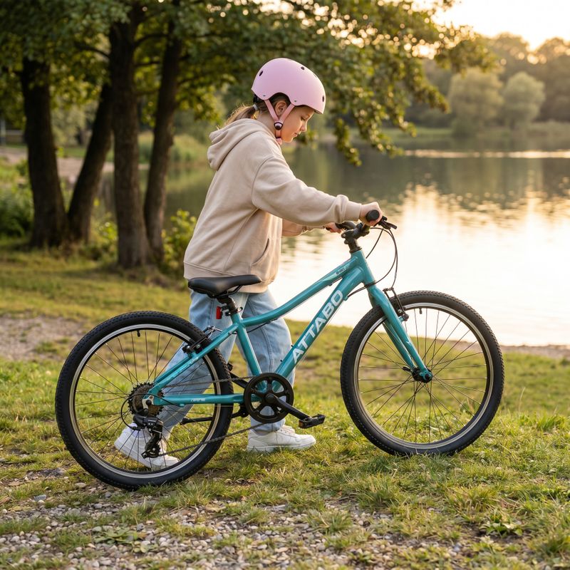 Dětské kolo ATTABO EASE 24" 9,6 kg Gen 2 turquoise 5