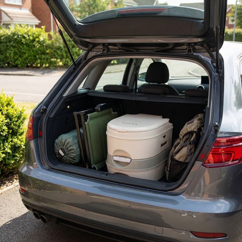 Turistická toaleta KADVA Throno PRO grey 3