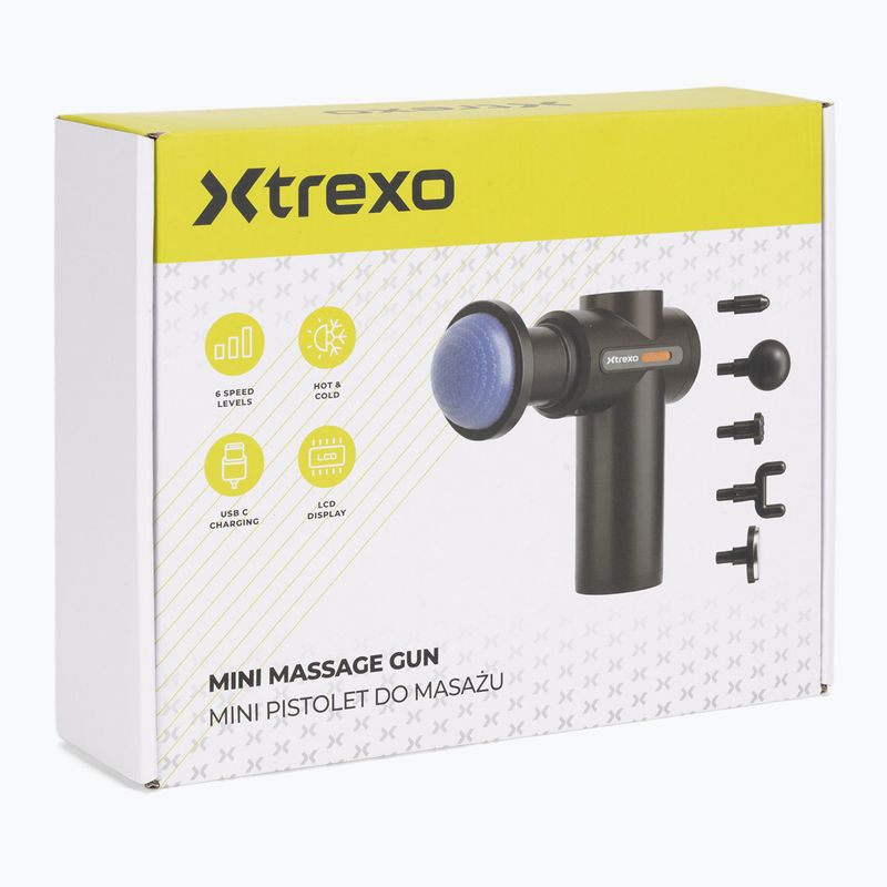 Pistolet XTREXO do masażu Mini Pulsar czarny 16
