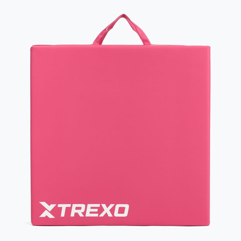 Skládací gymnastická matrace TREXO 180 x 60 x 5 cm pink 5