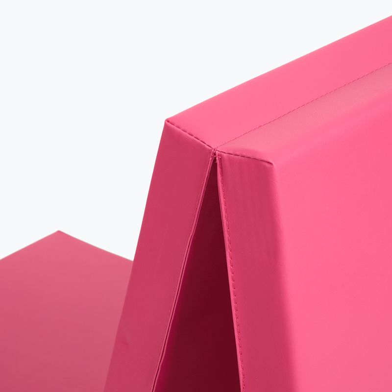 Skládací gymnastická matrace TREXO 180 x 60 x 5 cm pink 8