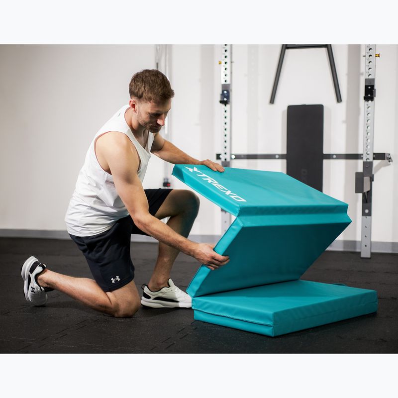 Skládací gymnastická matrace XTREXO 195 x 80 x 5 cm green 10