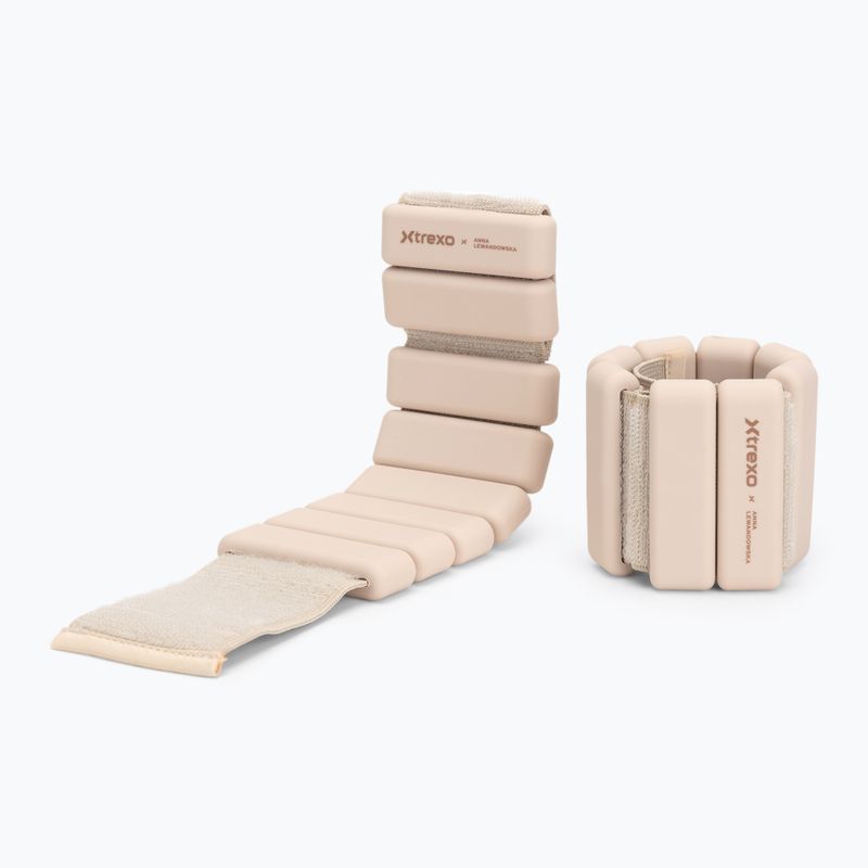 Závaží na kotníky a zápěstí XTREXO x Anna Lewandowska Bangles 205 Beige 3