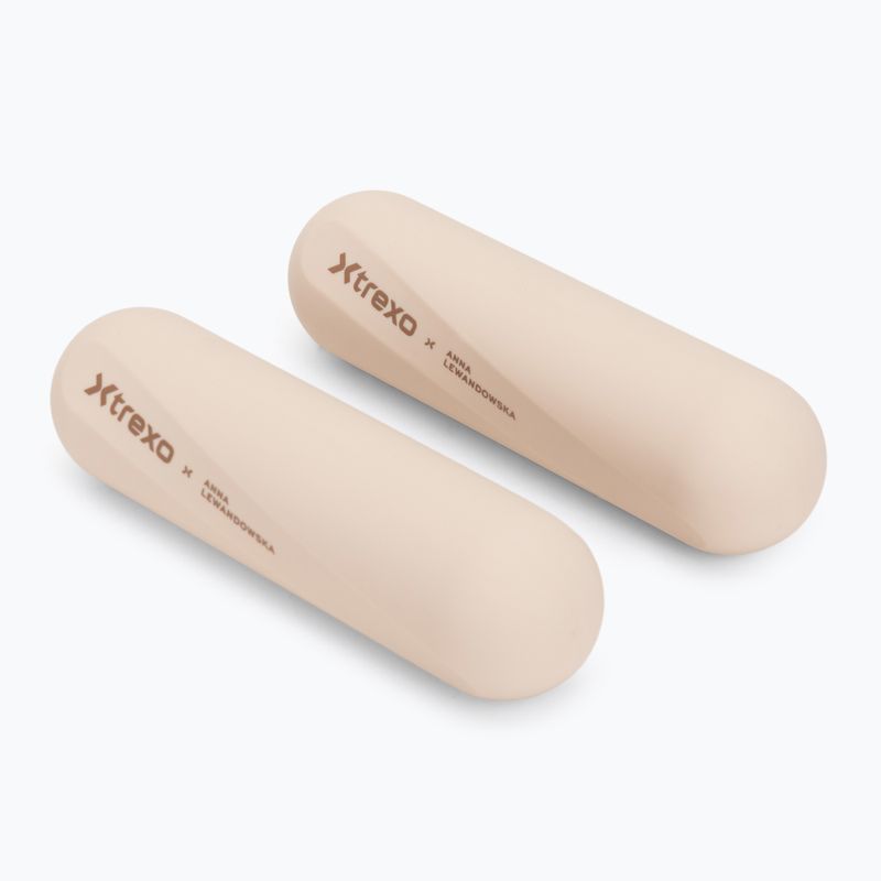 Sada činiek XTREXO x Anna Lewandowska Bars 210 Beige