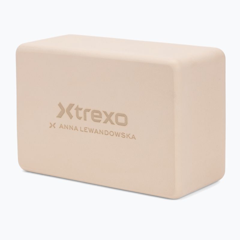 Jógový blok XTREXO x Anna Lewandowska block Beige 3