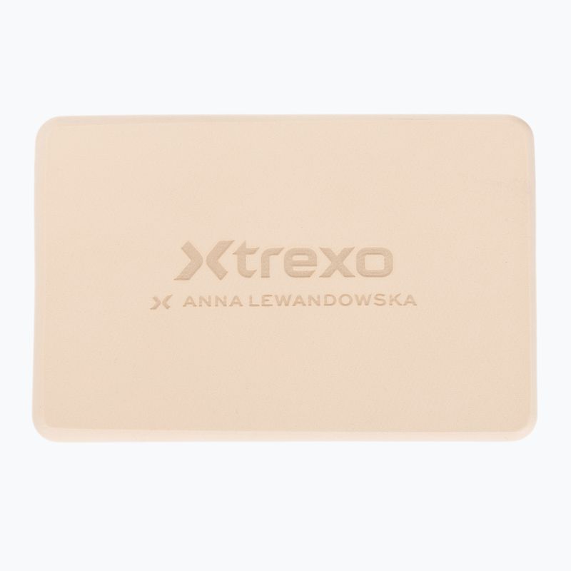 Jógový blok XTREXO x Anna Lewandowska block Beige 5