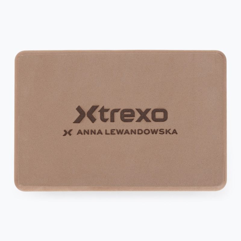 Jógový blok XTREXO x Anna Lewandowska block Milktea 5