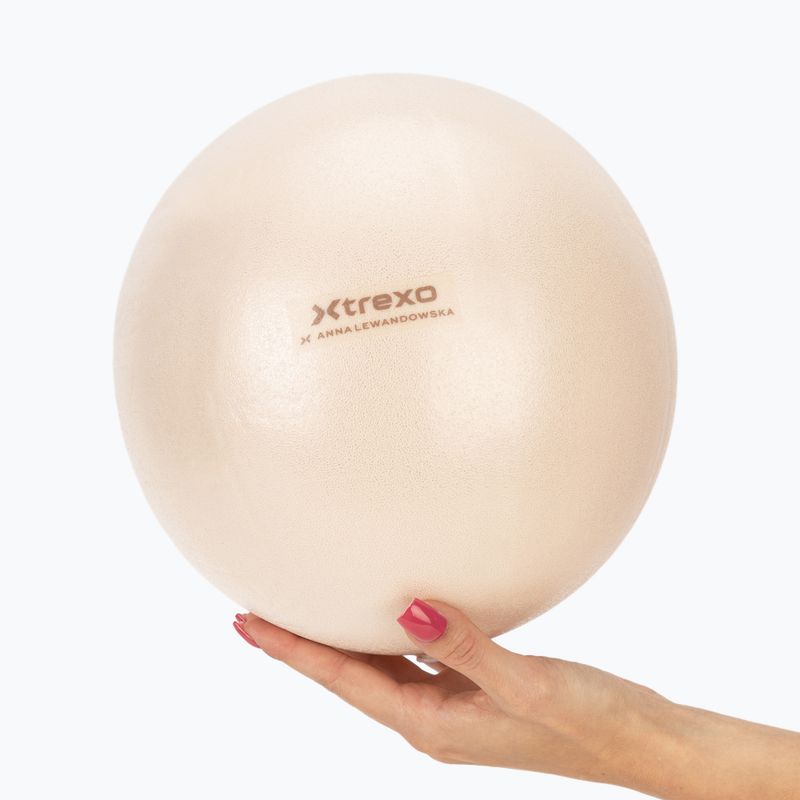 Malý gymnastický míč XTREXO x Anna Lewandowska ball 20cm Beige 5