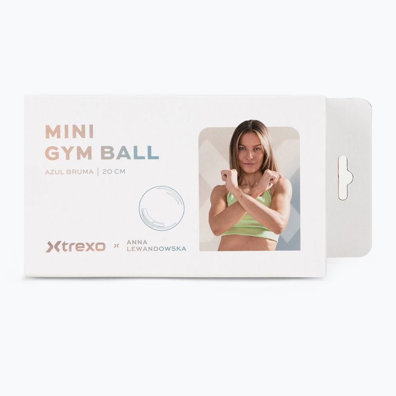 Malý gymnastický míč XTREXO x Anna Lewandowska ball 20cm Azul Bruma 8