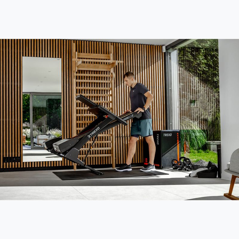 Běžecký pás elektrický  XTREXO X400 černý 8