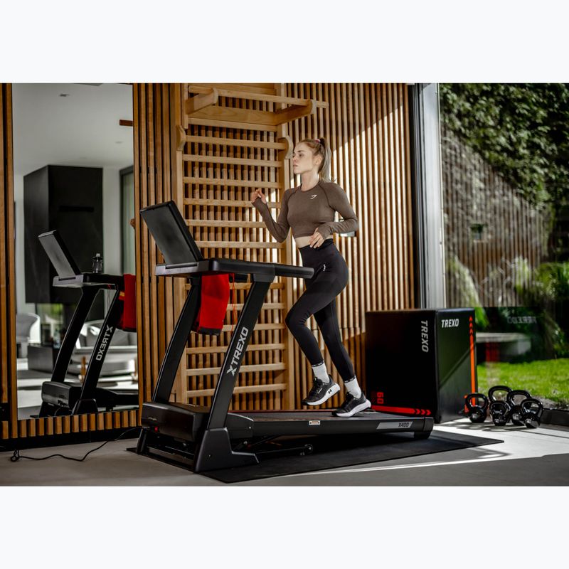 Běžecký pás elektrický  XTREXO X400 černý 14