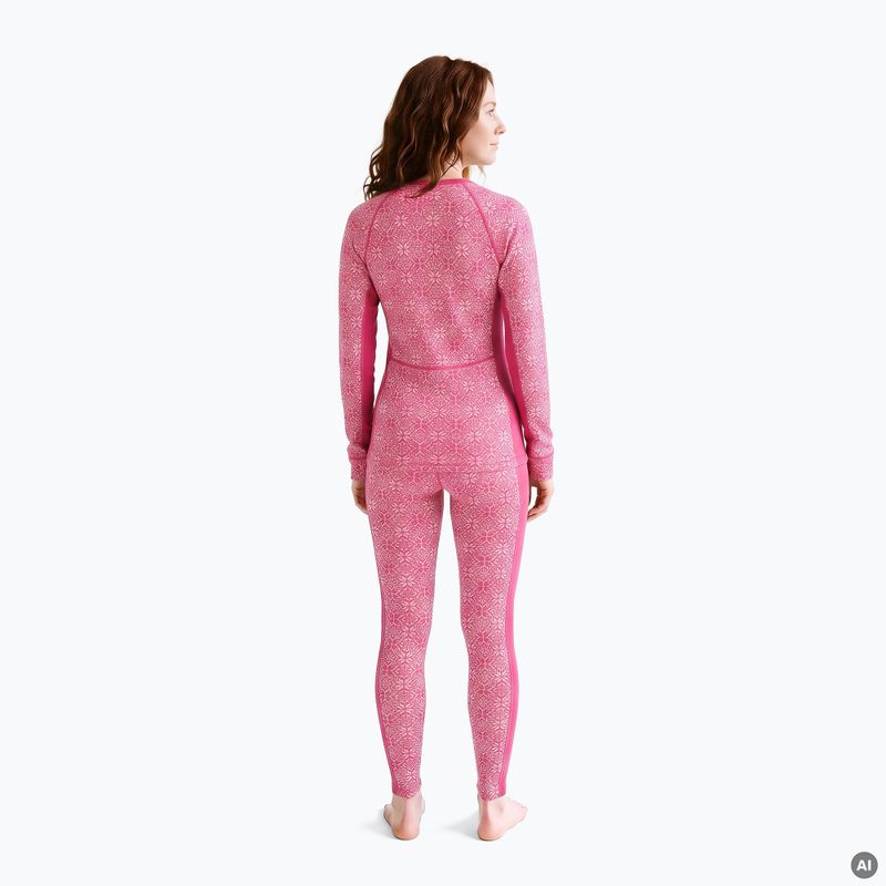 Dámská sada funkčního prádla Woolcano SET1109 Pink 2