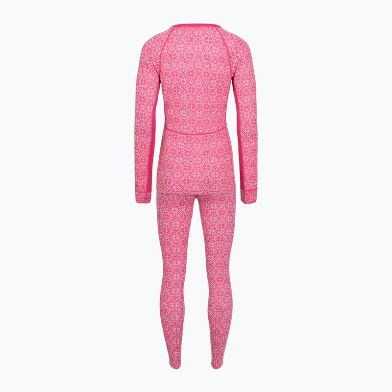 Dámská sada funkčního prádla Woolcano SET1109 Pink 2