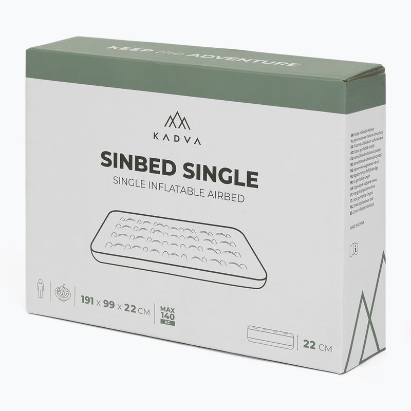 Nafukovací matrace KADVA Sinbed Single modrá 8