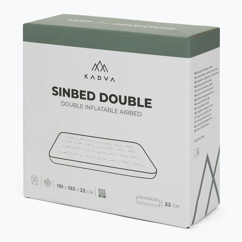 Vzduchový matrace KADVA Sinbed Double modrý 8