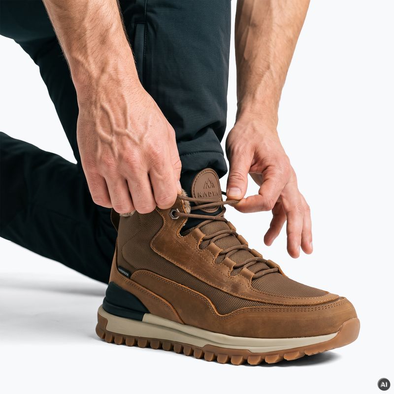 Pánské sněhule KADVA TANRIS MID WP Brown 4