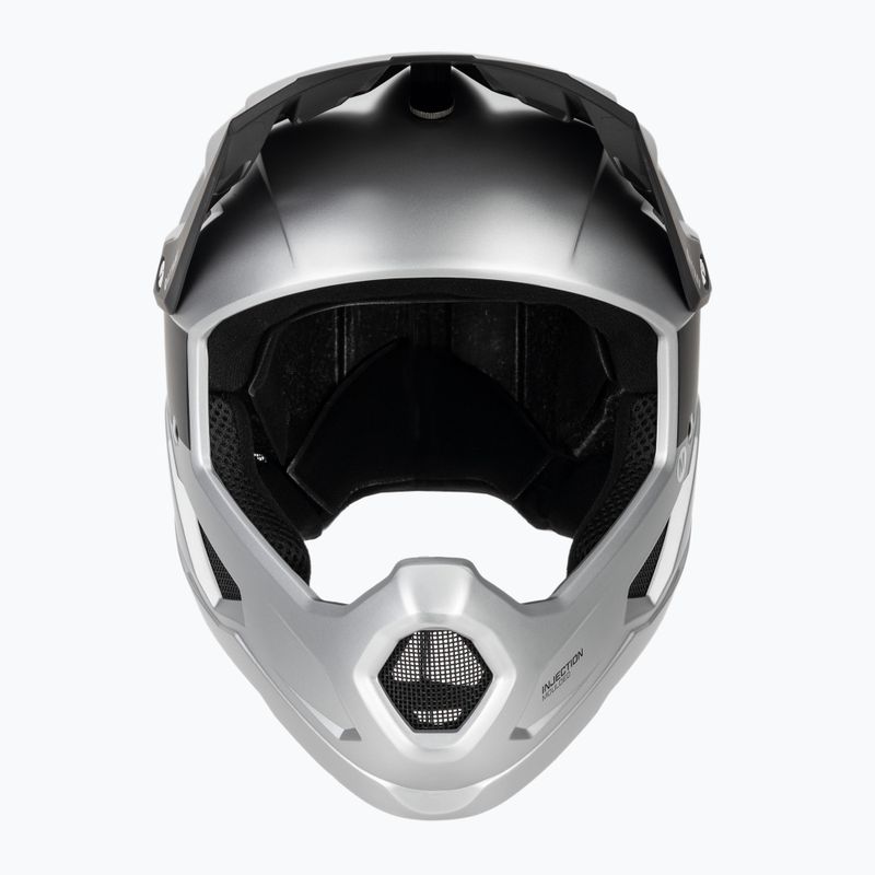 Cyklistická helma ATTABO State 1.0 full face silver 2