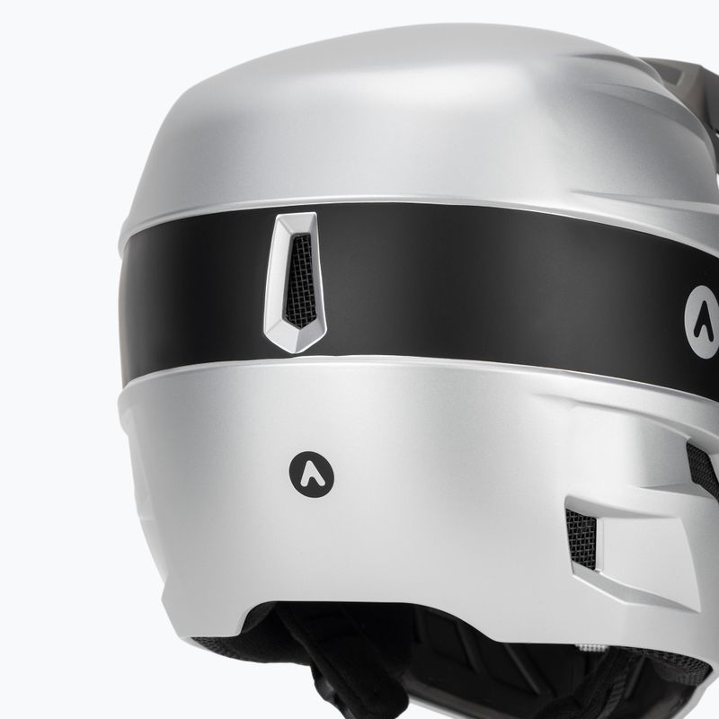 Cyklistická helma ATTABO State 1.0 full face silver 8