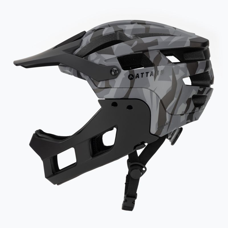 Cyklistická helma ATTABO  State 2.0 full face gray 3