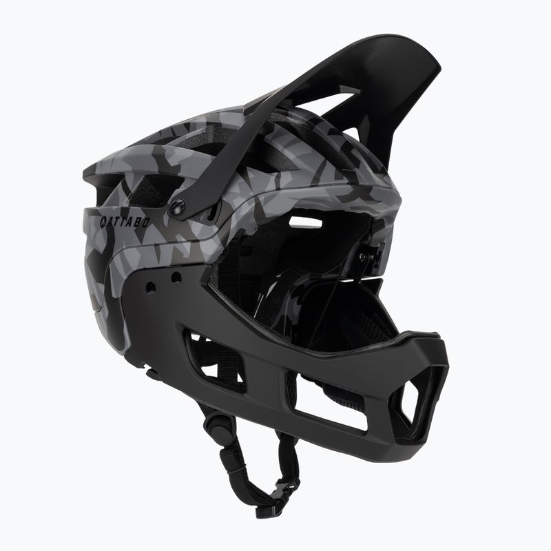 Cyklistická helma ATTABO  State 2.0 full face gray 9