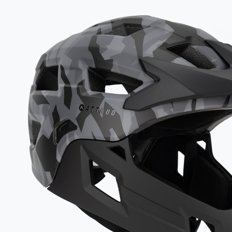 Dětská cyklistická helma ATTABO Predator full face gray 7