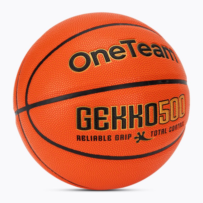 Basketbalový míč OneTeam GEKKO 5 orange 2