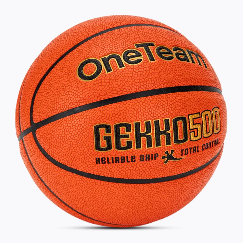 Basketbalový míč OneTeam GEKKO 7 orange 2