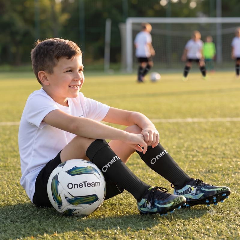 Dětská fotbalová sada OneTeam Precision Set tričko a šortky bílá 15