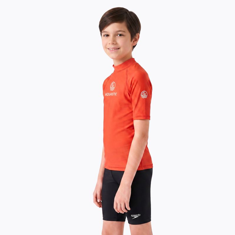 Dětské tričko AQUASTIC Rimos UV 50+ UPF orange 3