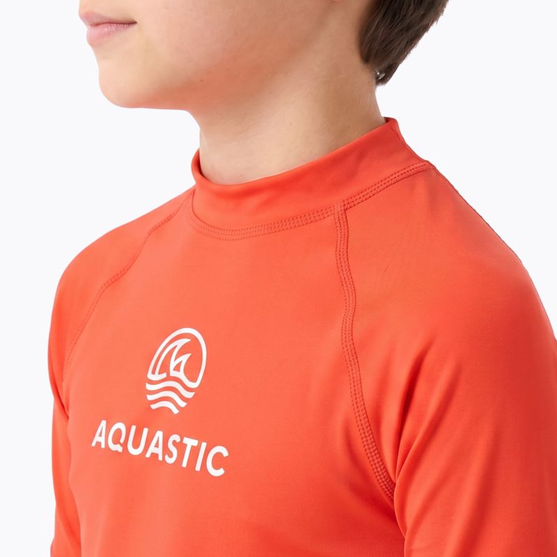 Dětské tričko AQUASTIC Rimos UV 50+ UPF orange 4
