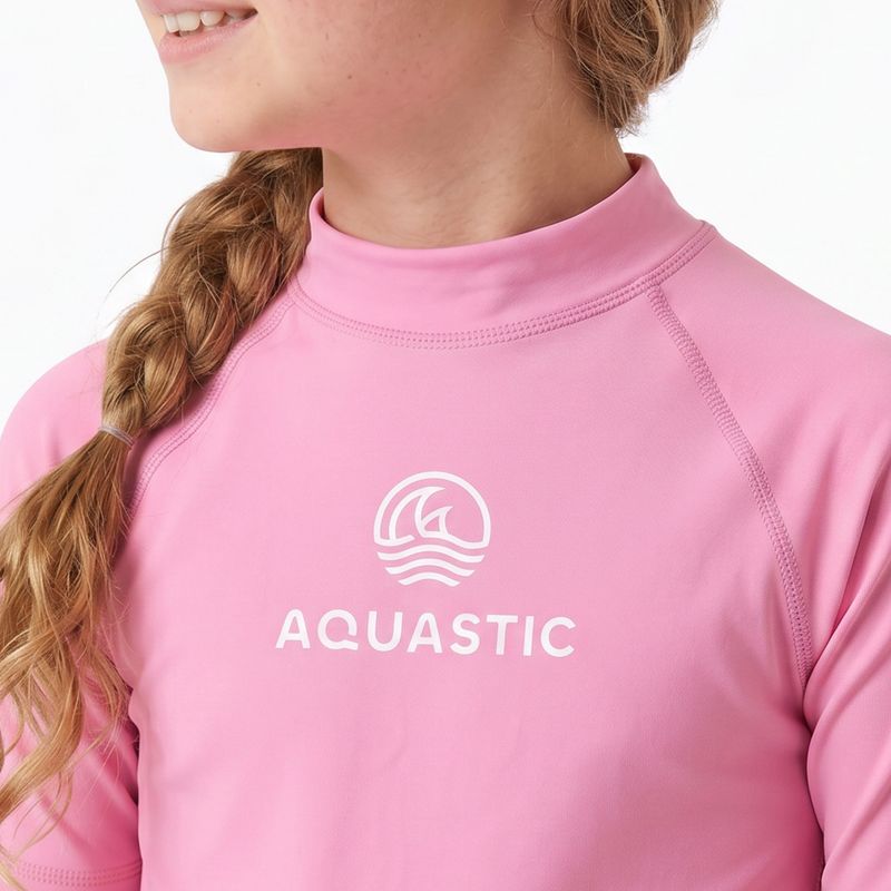 Dětské tričko AQUASTIC Rimos UV 50+ UPF pink 4